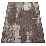 Brązowy dywan abstrakcyjny sznurkowy dwustronny (na balkon) ZARA 10 - 120x170 cm