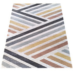 Dywan 80x150 / Ladon 03 - Skandynawski wzór w jodełkę, geometryczny, nowoczesny dywan pastelowy