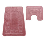 Komplet łazienkowy Montana z wycięciem Ethnic Dark Rose Komplet (50 cm x 80 cm i 40 cm x 50 cm)