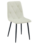 "Krzesło LIBRA - beż materiał / nogi czarne x 1"