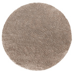 Okrągły dywan 60 cm / Kamel - Jasnobrązowy, gęsty i pluszowy dywan koło typu Shaggy