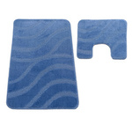 Komplet łazienkowy Montana z wycięciem Symphony Blue Komplet (50 cm x 80 cm i 40 cm x 50 cm)