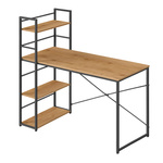 "Biurko Komputerowe MAX 4.0 - dąb / nogi czarne"