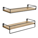 Zestaw 2 półek - sonoma - LWS441B11