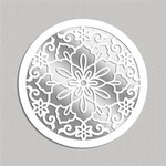 DEKORACYJNY PANEL AŻUROWY, LAUSANNE, DEKORACJA ŚCIENNA 3D, ORNAMENT,60 cm, BIAŁY