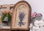 RUSTYKALNA DEKORACJA ŚCIENNA, LAWENDA, VINTAGE, RETRO STYL
