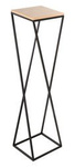 Stojak metalowy geometryczny wielofunkcyjny KLEPSYDRA / postument / kwietnik / wys. 84 cm