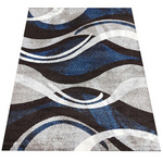 Dywan nowoczesny abstrakcyjny OTTO 01 szary granatowy 120x170 cm