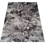 Dywan vintage w kwiaty brązowy Panamero 16 - 240x330 cm