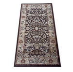 Klasyczny duży brązowy dywan w ramie Exclusive 02 N - 240x330 cm