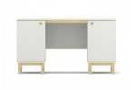 Biurko VERYSIMPL B-MODEL-1 minimalistyczne z dwiema szafkami,  szerokość 140–160 cm, kolory