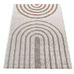 Dywan Shaggy z długim włosiem Santo 03 kremowo-beżowy 200x290 – miękki włochacz