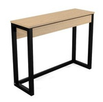 Konsola industrialna z szufladą, dębowy fornir lub sklejka [szer. 100 cm] K-DES5-PRO