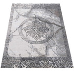 Dywan nowoczesny przecierany Mandala styl Versace VISTA 04 szary 80x150 cm