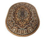 Dywan owalny BCF Alfa 06 brązowy rozeta