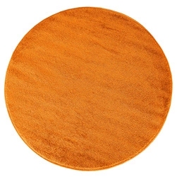 Dywan okrągły pomarańczowy do przedszkola (posiada atesty) Portofino 120 cm