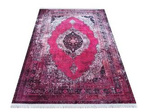 Dywan przecierany VINTAGE 200 różowy 80x300 cm