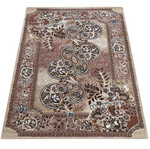 Dywan klasyczny w kwiaty brązowy BCF Alfa 09 –  200x300 cm