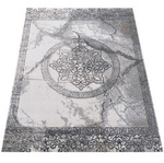 Dywan nowoczesny przecierany Mandala styl Versace VISTA 04 szary 240x330 cm