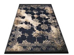 Dywan nowoczesny przecierany Rama Black and Gold 07 czarny 160x220 cm