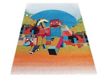 Dywan dla chłopca Minecraft Bella 105 pomarańczowy 120x170 cm
