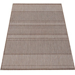 Dywan sznurkowy zewnętrzny na taras i balkon dwustronny ZARA 12 brązowy 120x170 cm