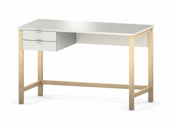 Biurko VERYSIMPL B-DES7 – 2 szuflady, drewniany stelaż i kolor do wyboru