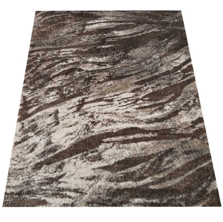 Dywan nowoczesny abstrakcyjny Panamero 13 brązowy szary 60x100 cm