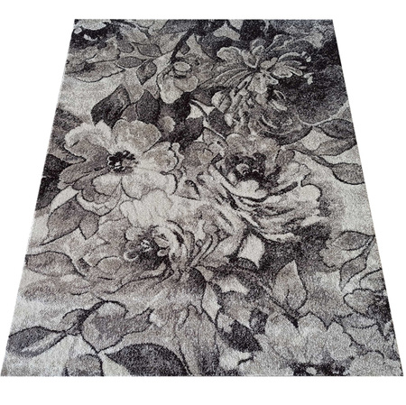 Dywan vintage w kwiaty brązowy Panamero 16 - 60x100 cm